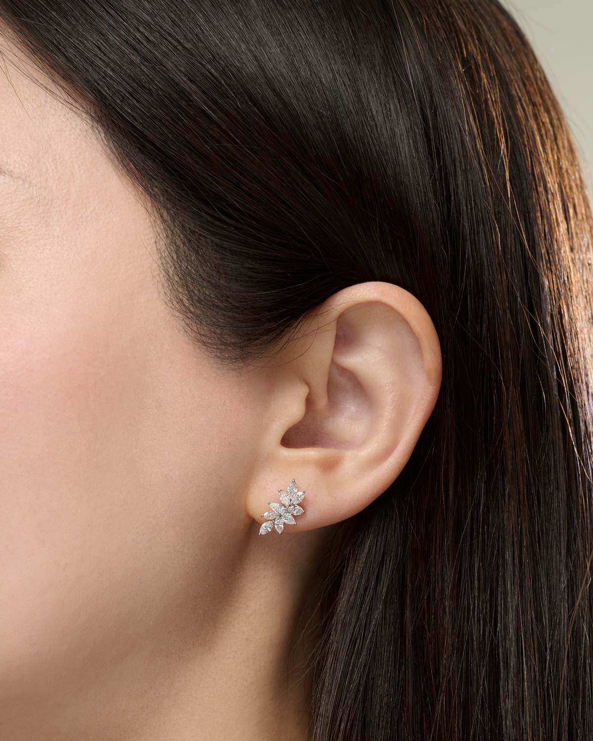 ファランクス クラスターダイヤモンドピアス | KITRINO 心ときめく 