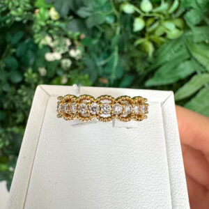 レースエタニティ ダイヤモンドリング